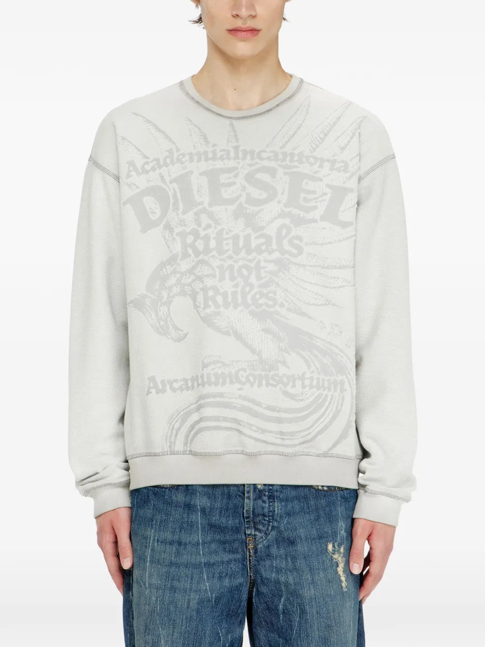FELPA Grigio Chiaro Diesel