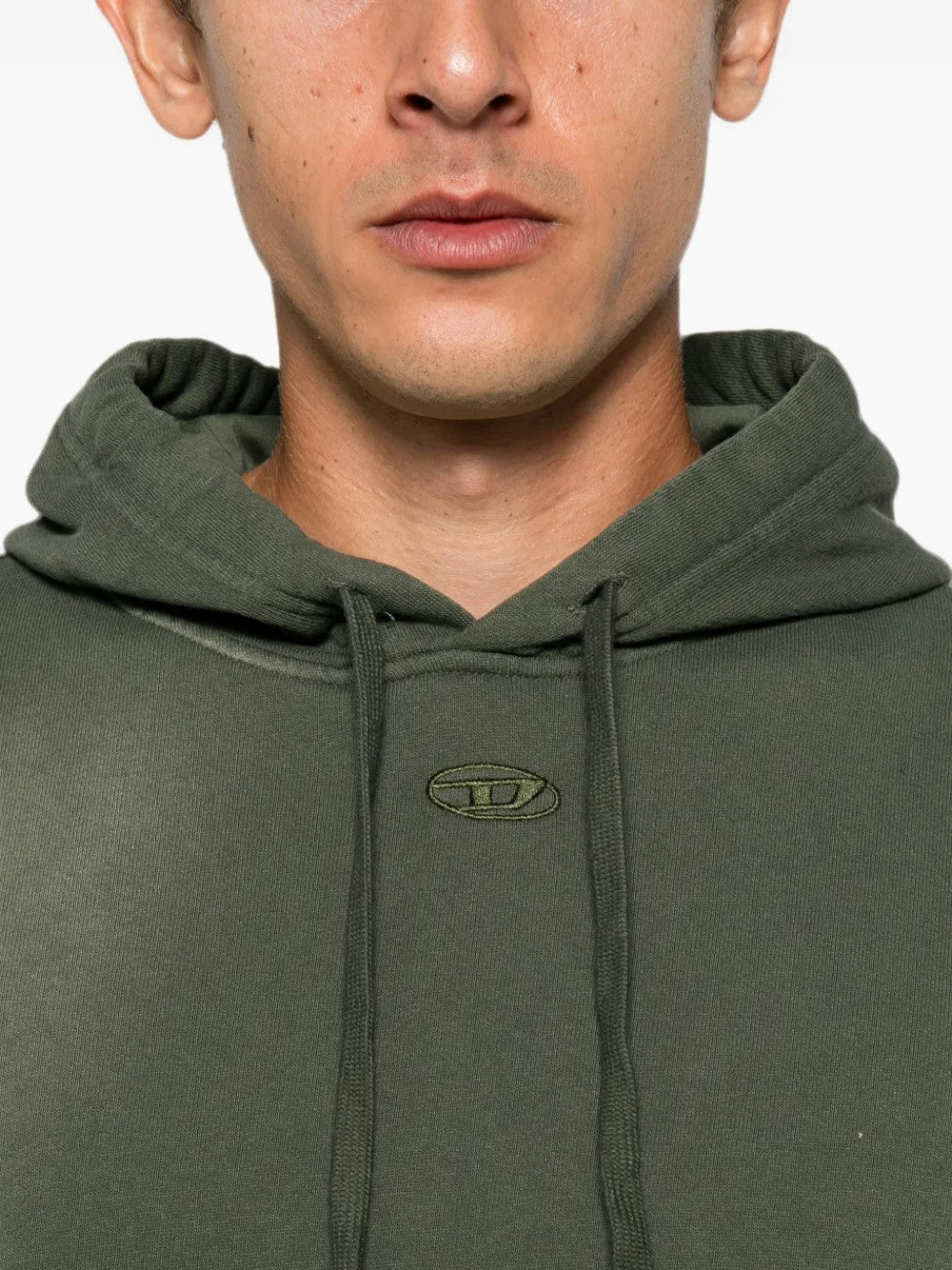 FELPA CAPPUCCIO Verde Diesel