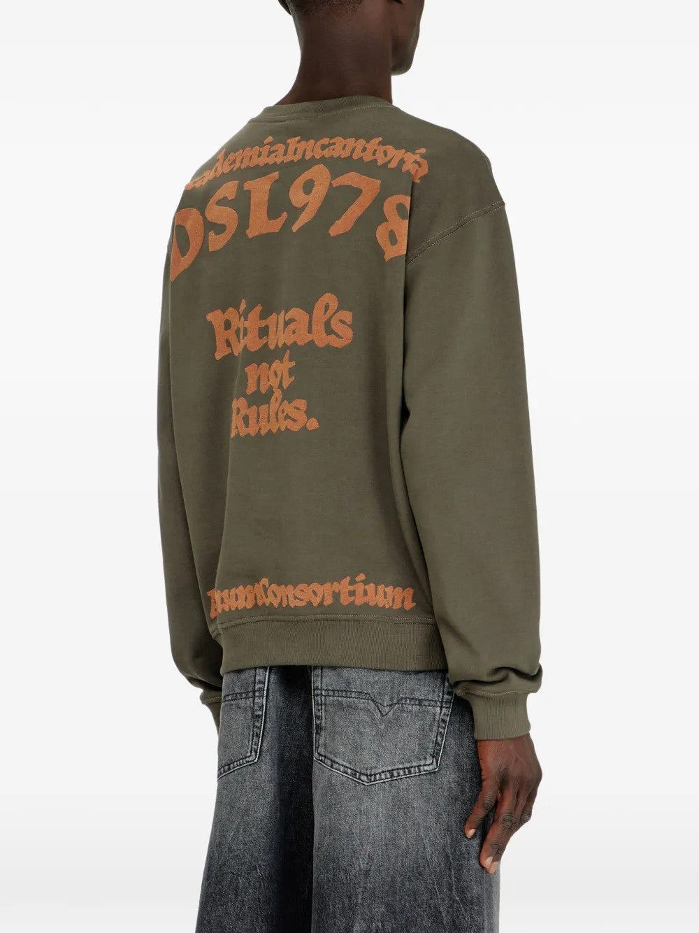 FELPA Verde Militare Diesel