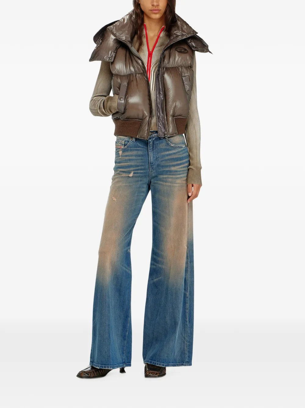 GILET Marrone Diesel