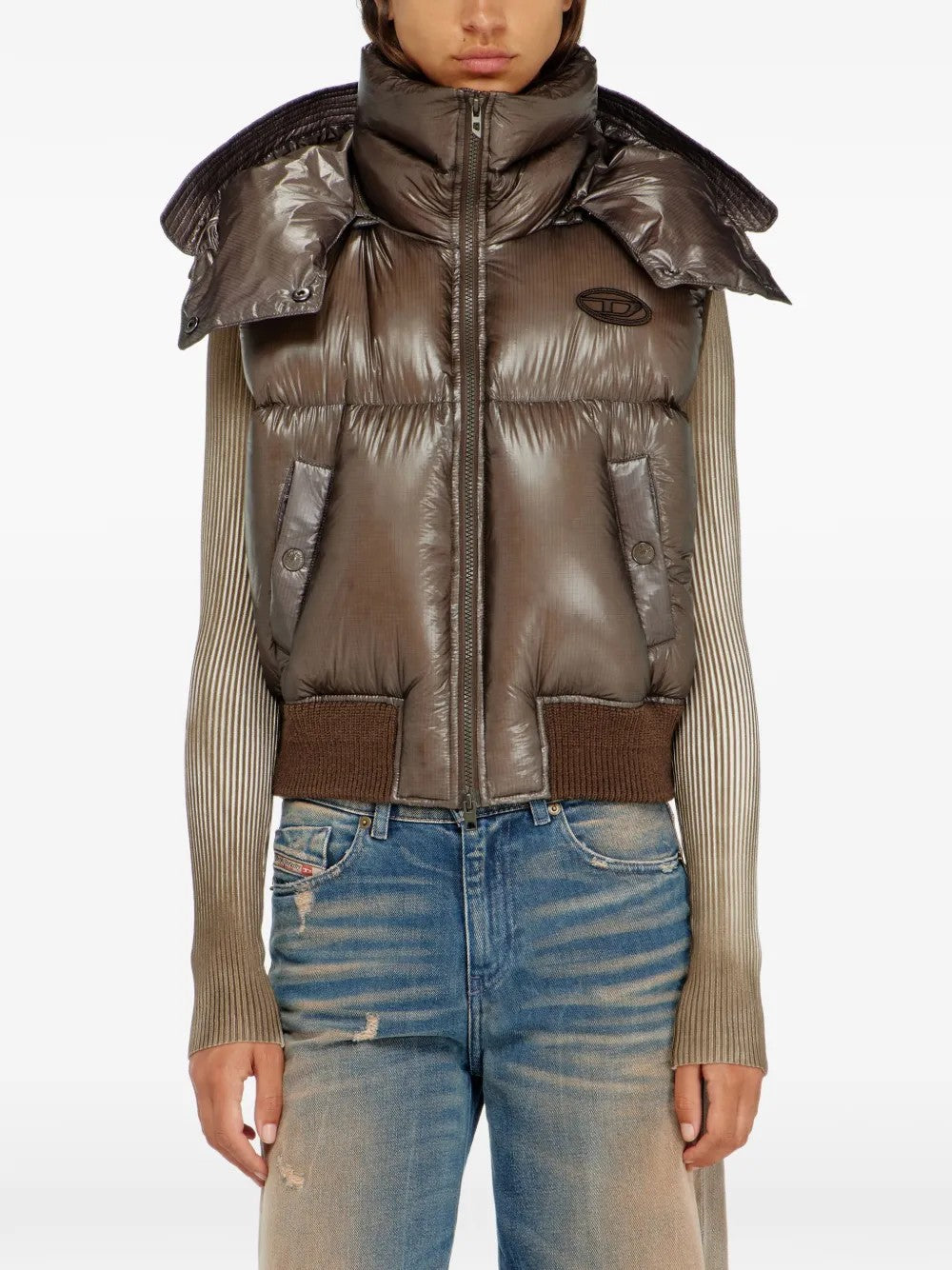 GILET Marrone Diesel