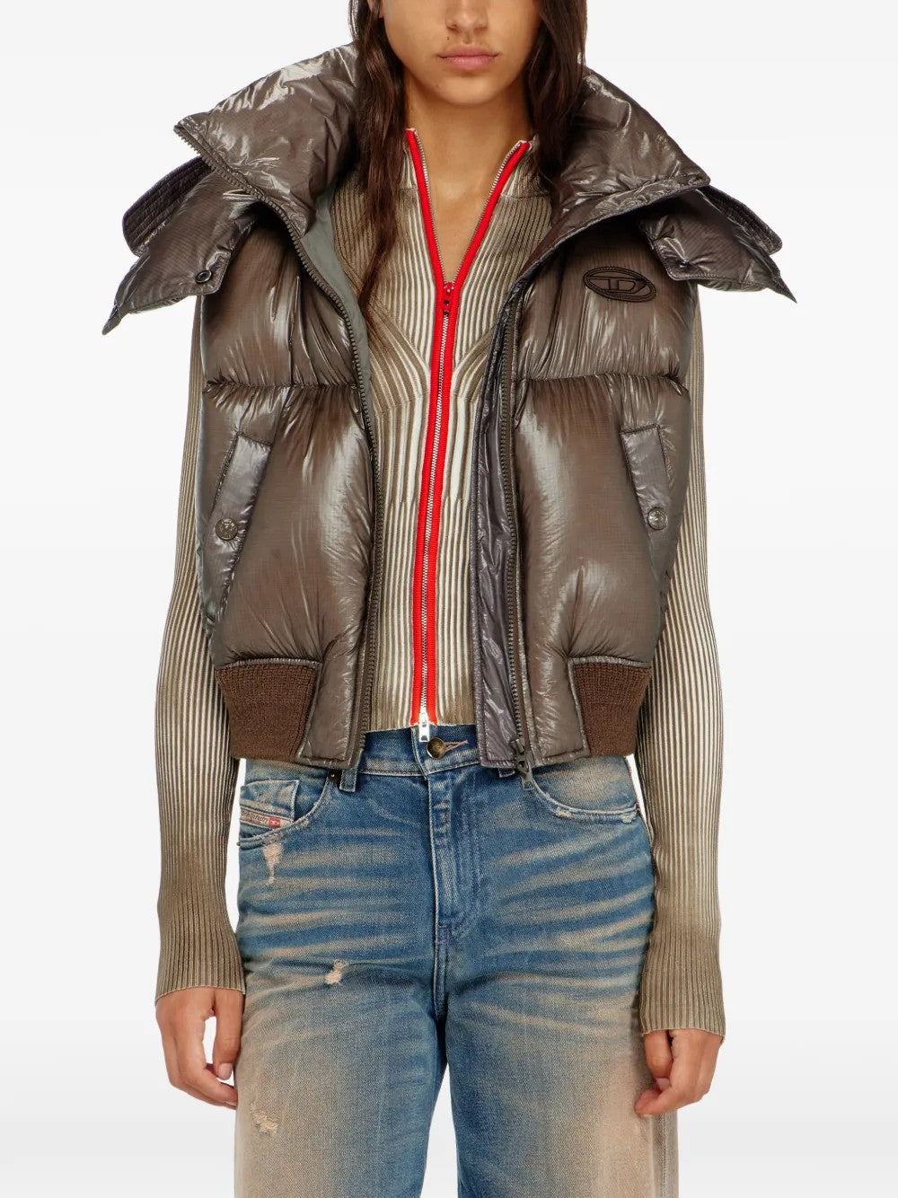GILET Marrone Diesel