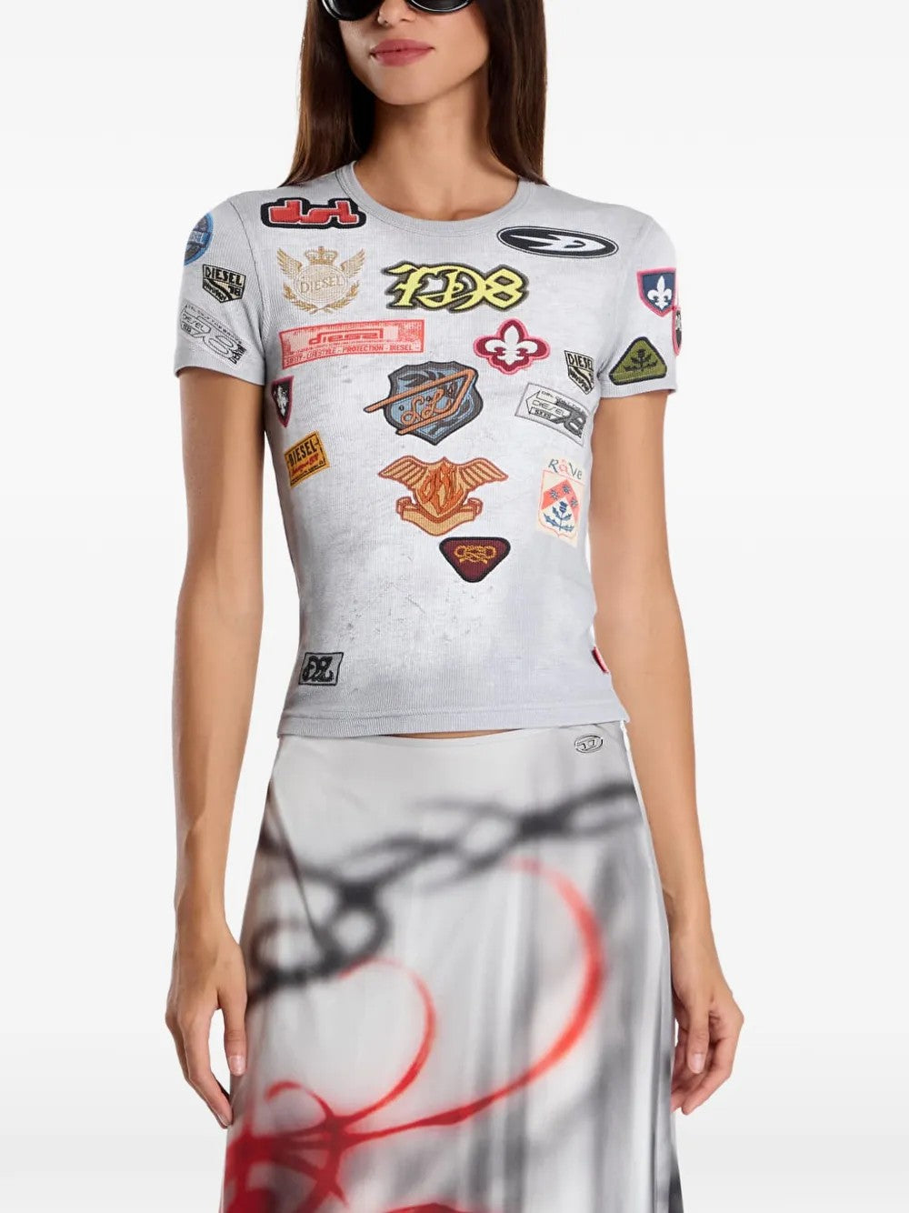 T-SHIRT Bianco Diesel