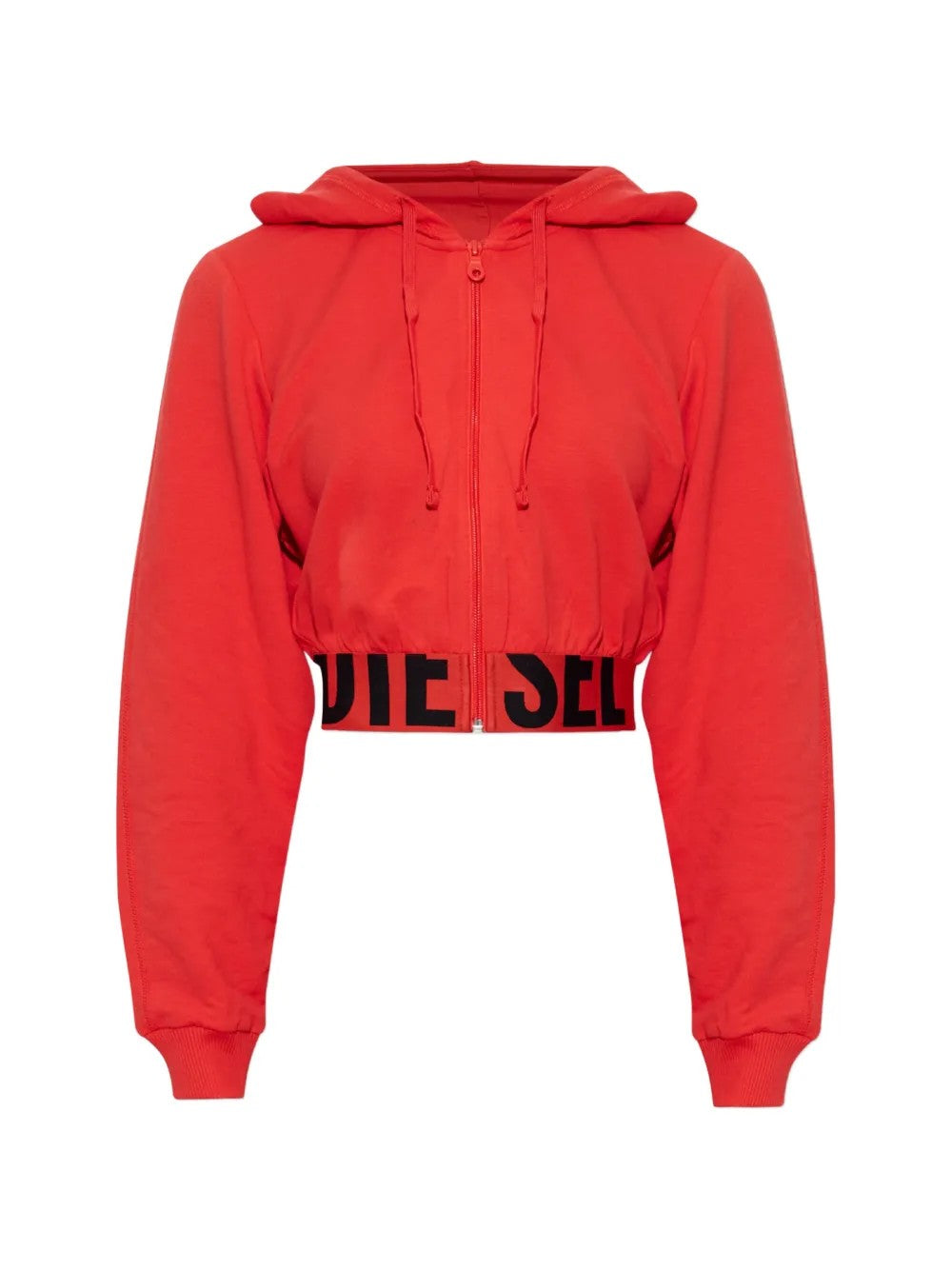 FELPA CAPPUCCIO Rosso Diesel