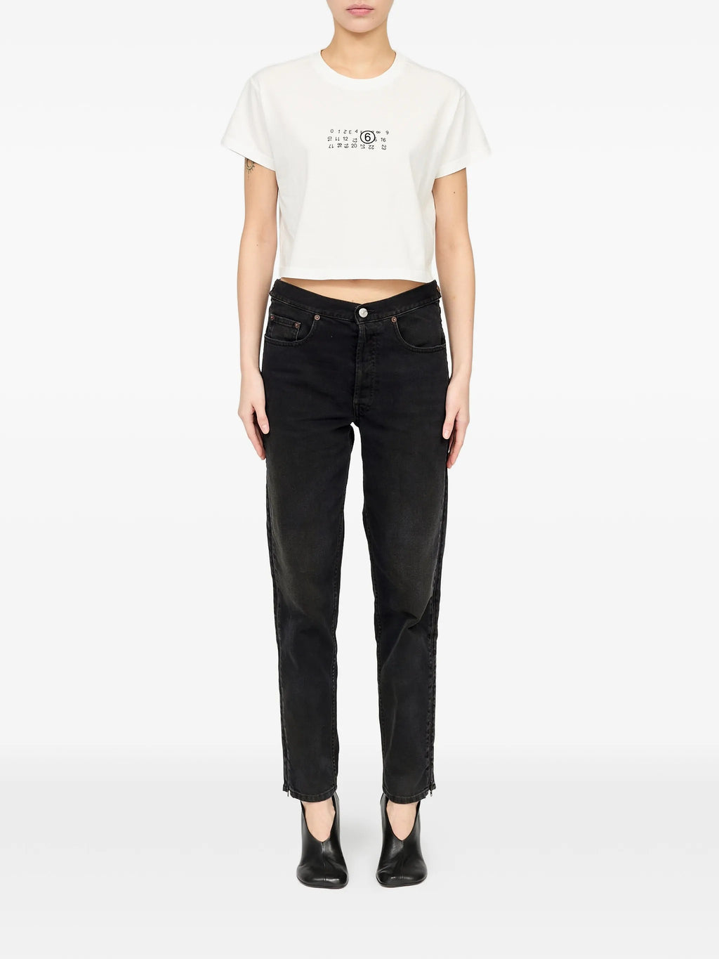 T-SHIRT Bianco Mm6
