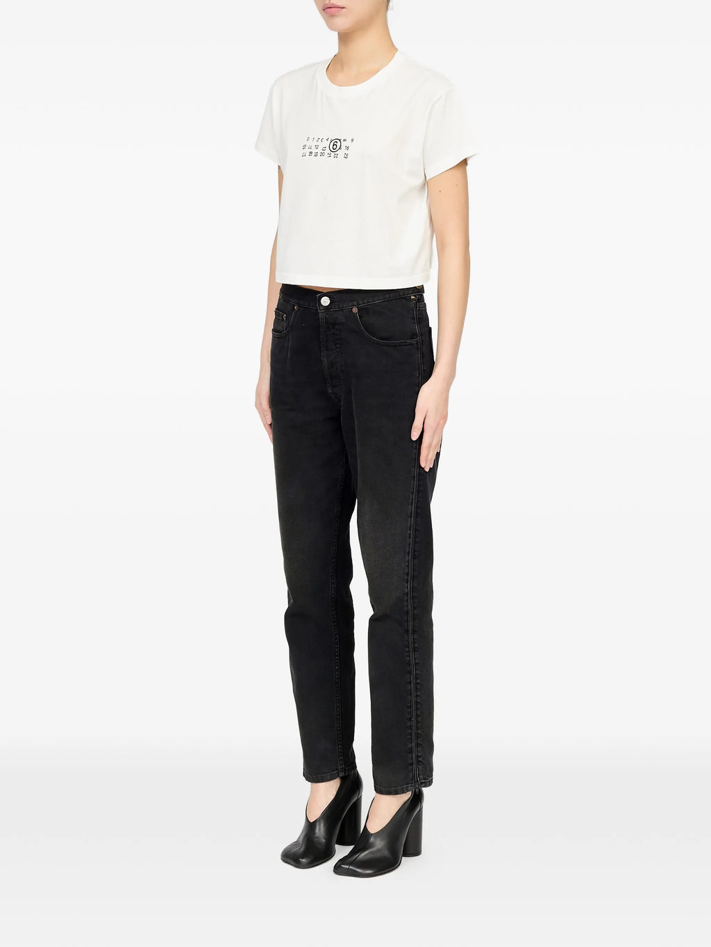 T-SHIRT Bianco Mm6