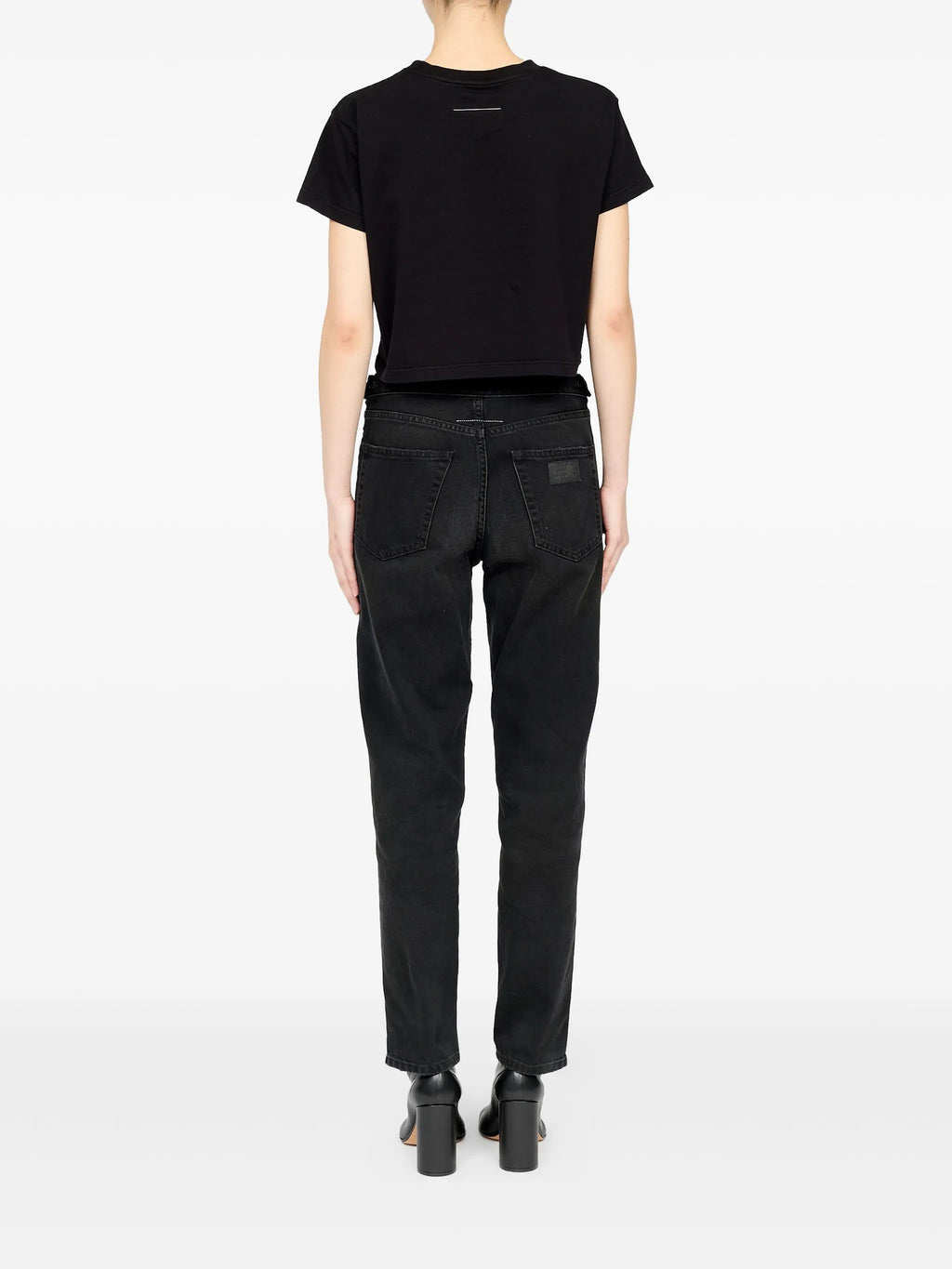 T-SHIRT Nero Mm6