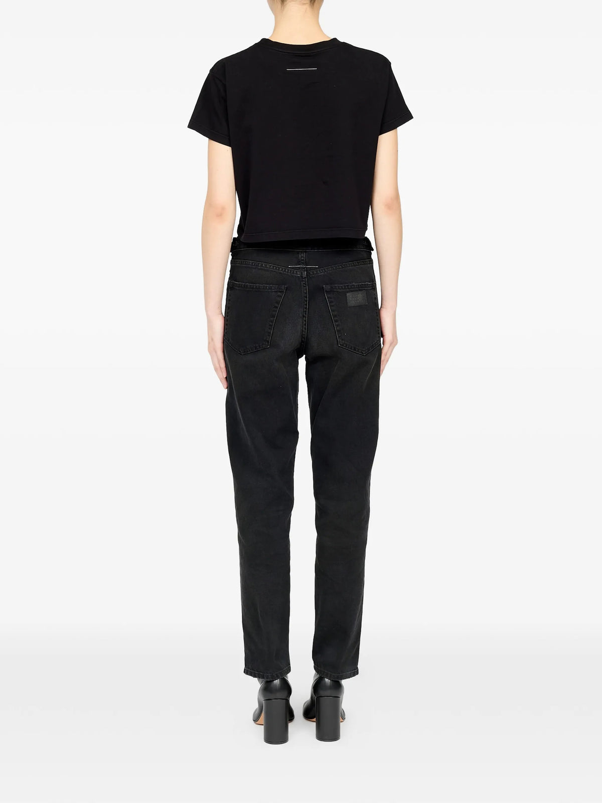 T-SHIRT Nero Mm6