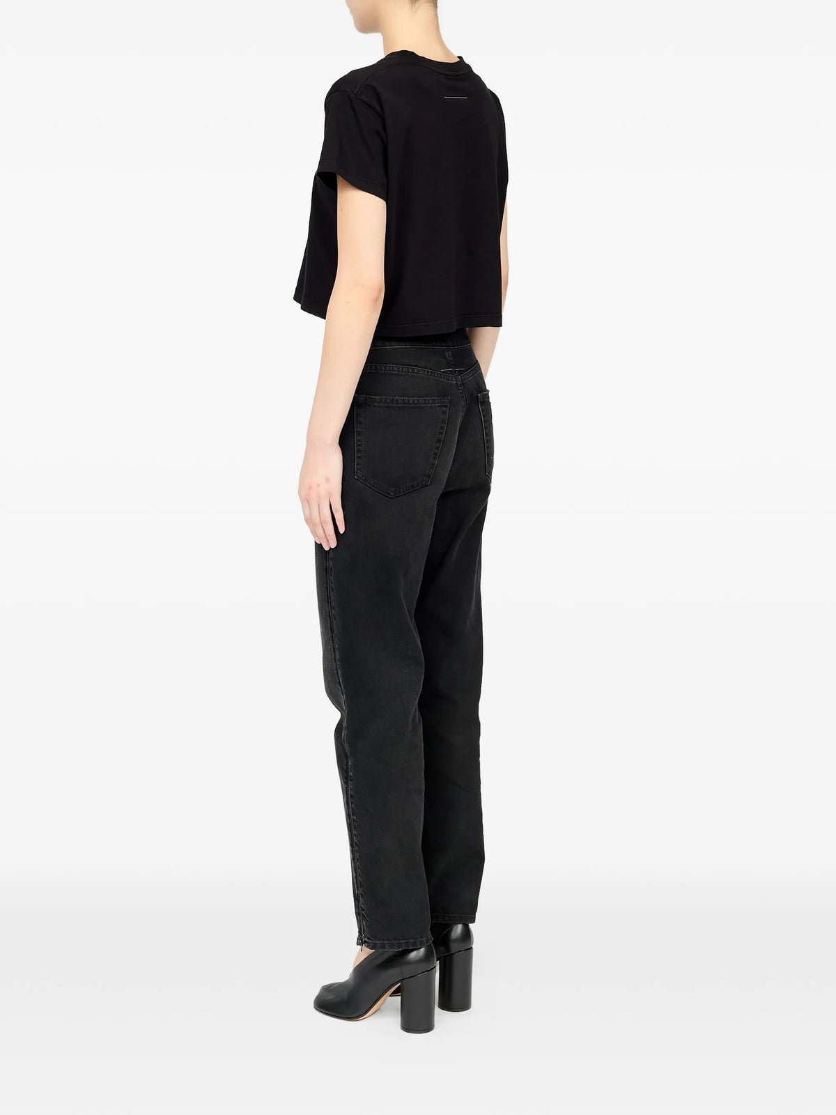 T-SHIRT Nero Mm6