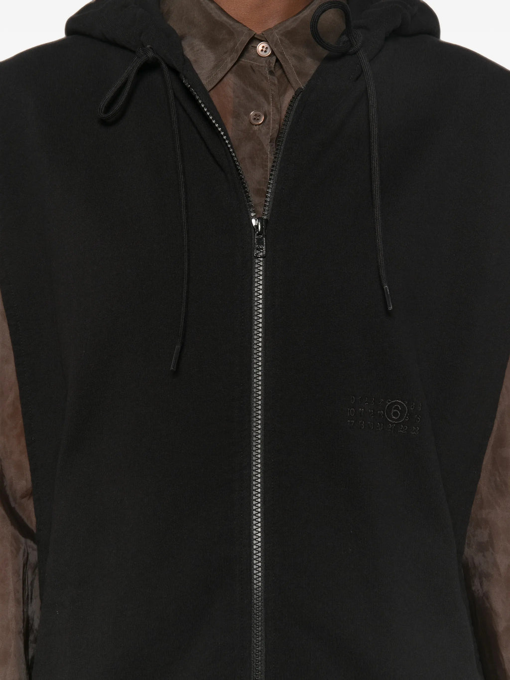 GILET Nero Mm6