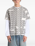 T-SHIRT Panna Mm6