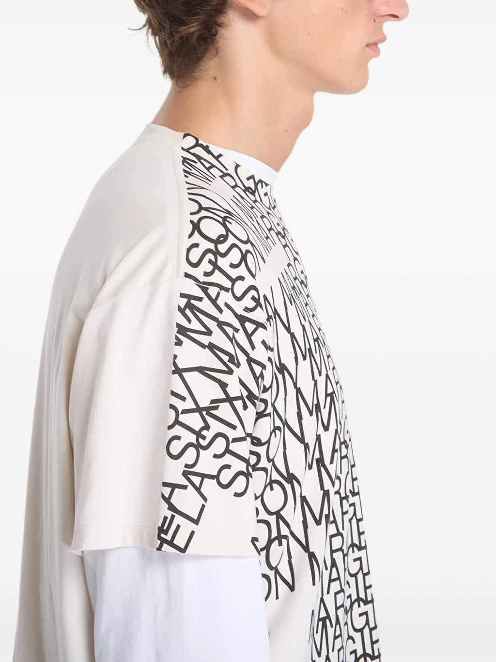 T-SHIRT Panna Mm6