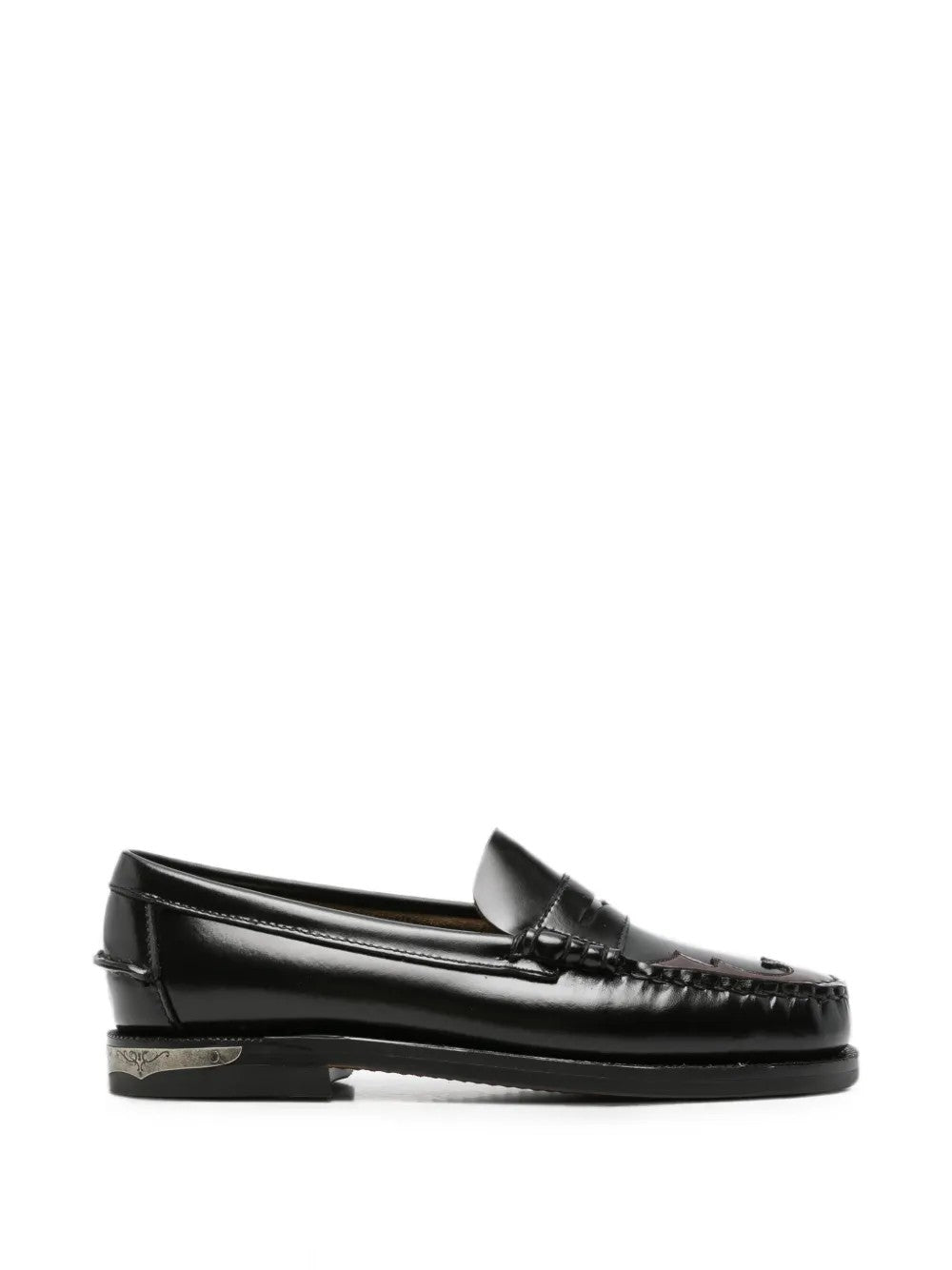 MOCASSINO  Nero/burgundy Sebago
