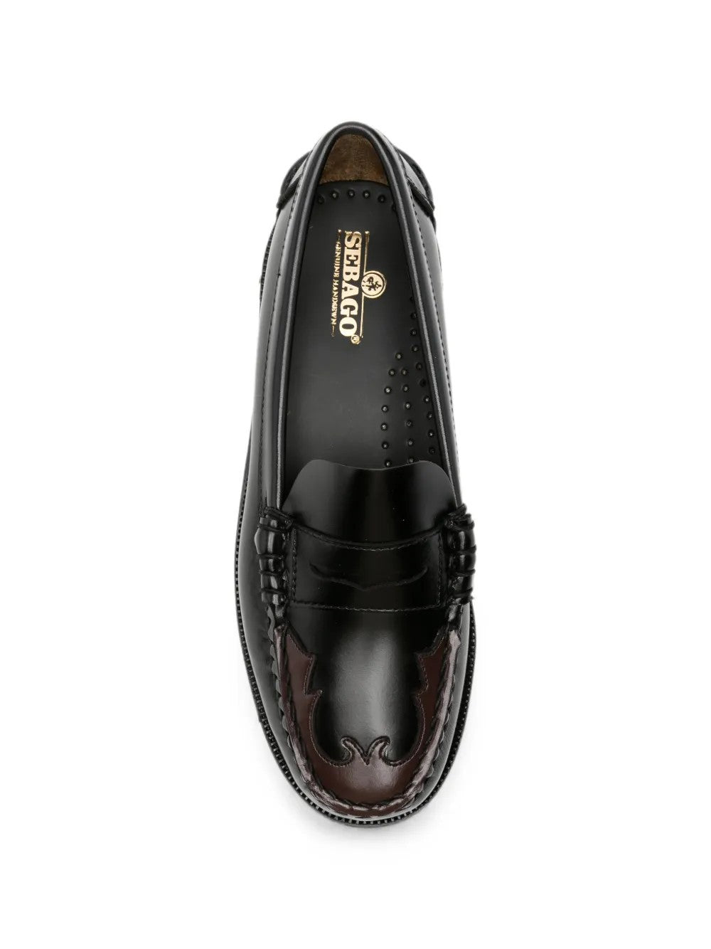 MOCASSINO  Nero/burgundy Sebago