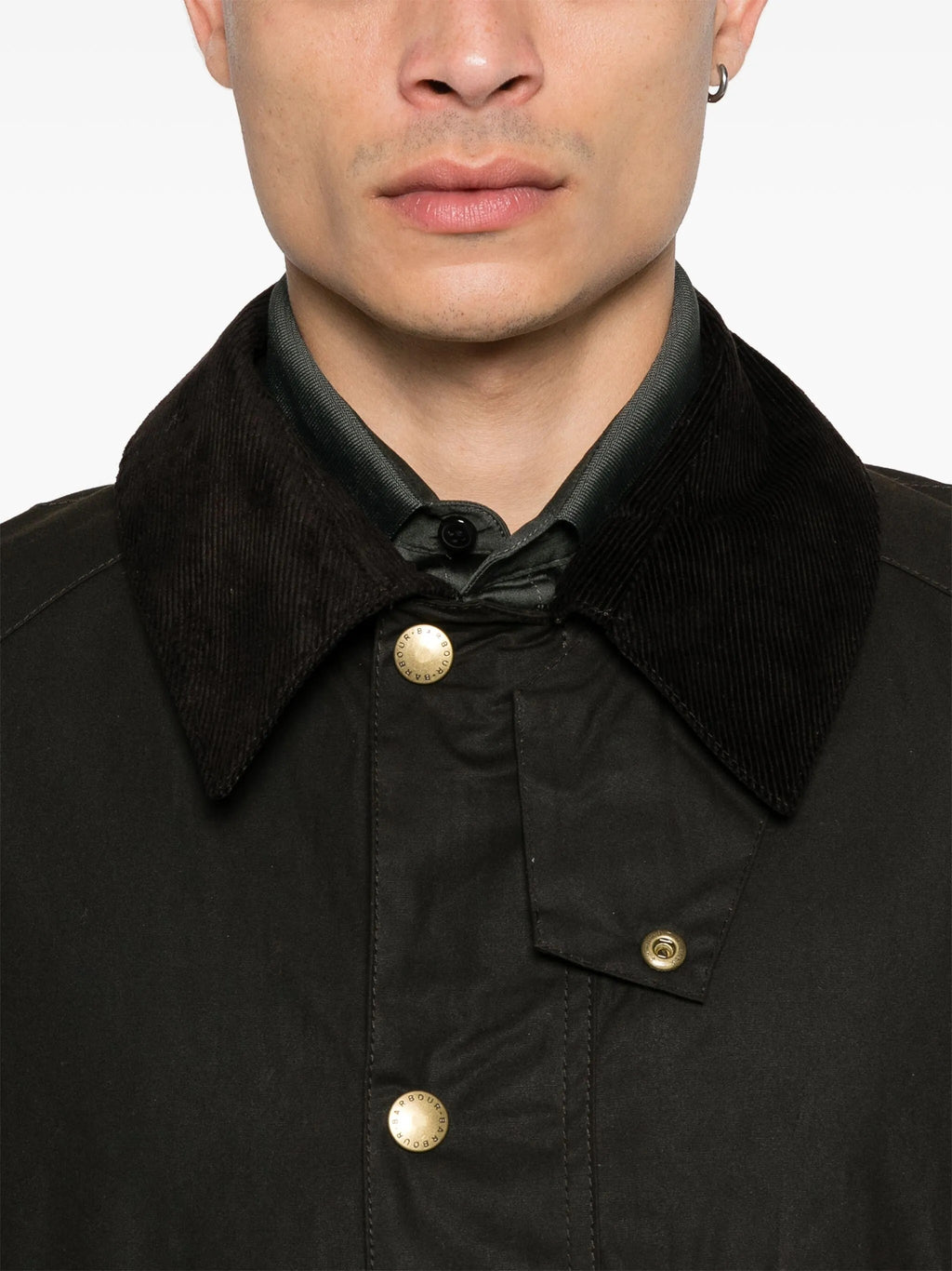 GIACCA Verde Oliva Barbour