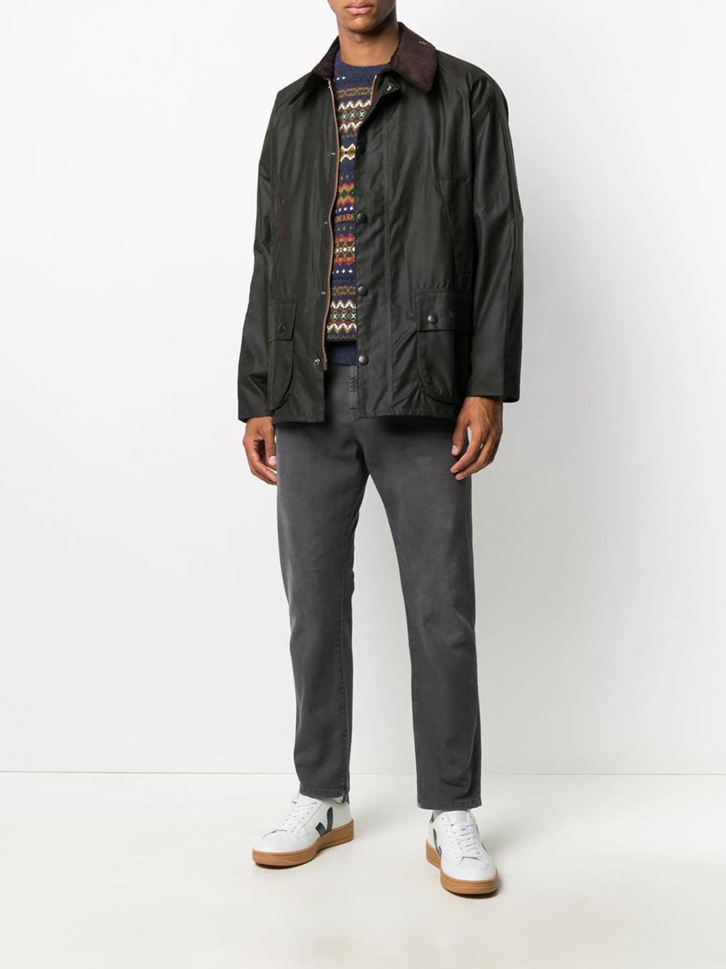 GIACCA Verde Oliva Barbour