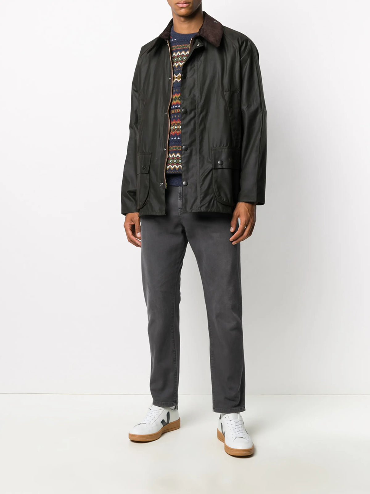 GIACCA Verde Oliva Barbour