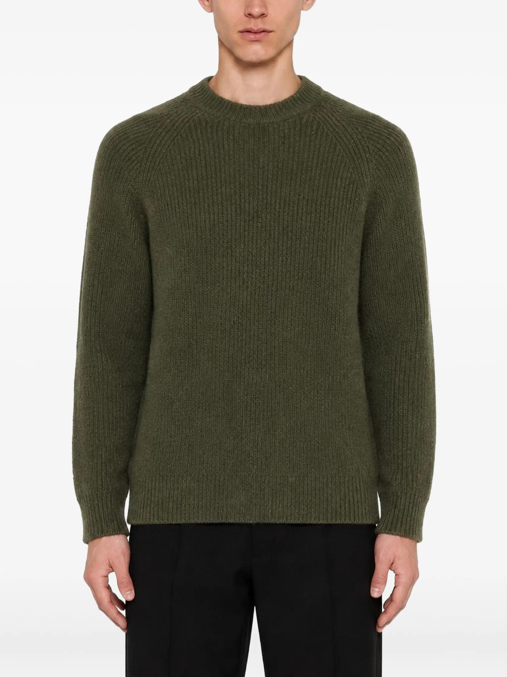 PULLOVER Verde Militare Laneus