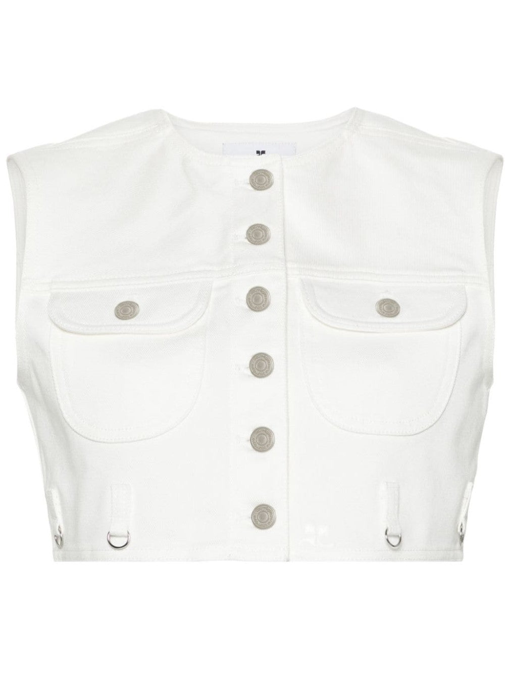 CAMICIA SMANICATA Bianco Courrege