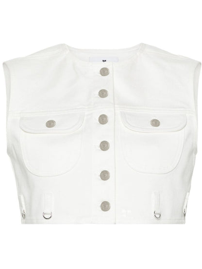 CAMICIA SMANICATA Bianco Courrege