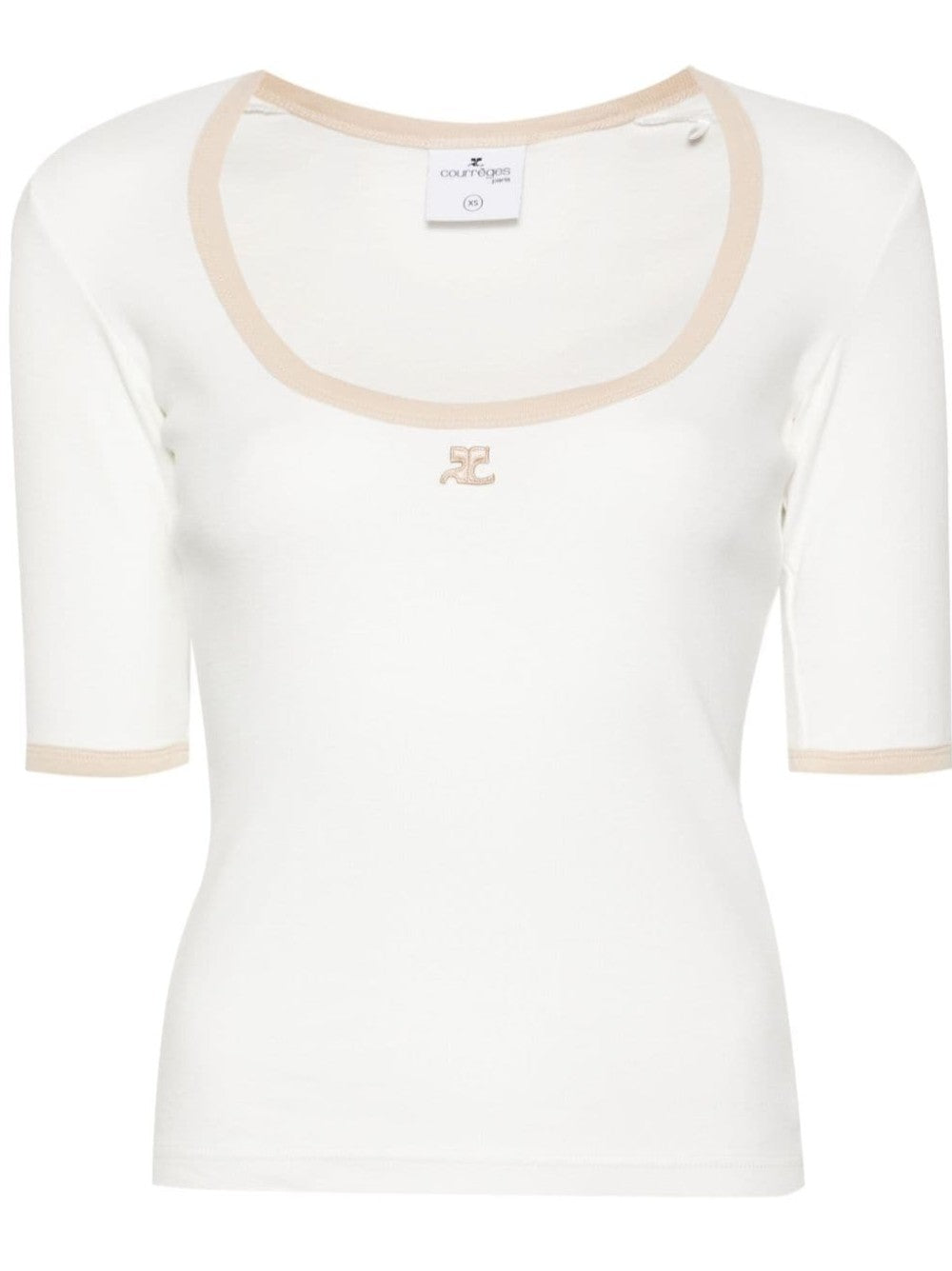 T-SHIRT Bianco Courrege