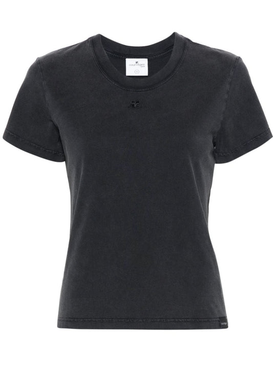 T-SHIRT Nero Courrege