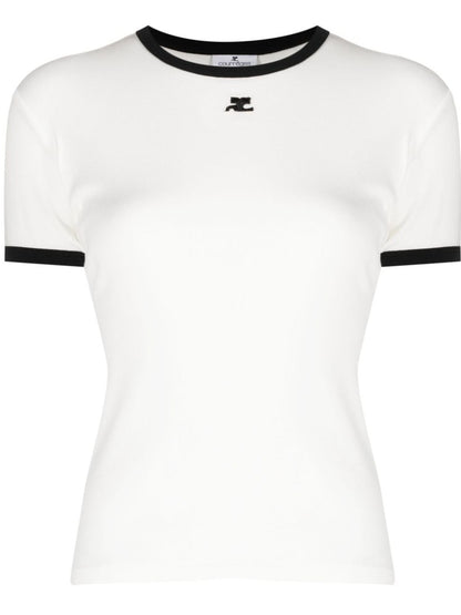 T-SHIRT Bianco Courrege